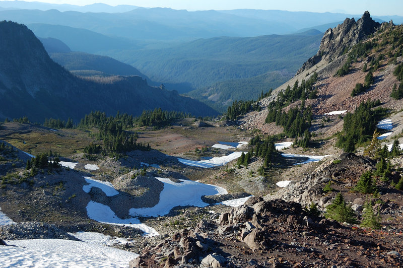 Got some great views into alpine and trail-less North Breitenbrush Basin