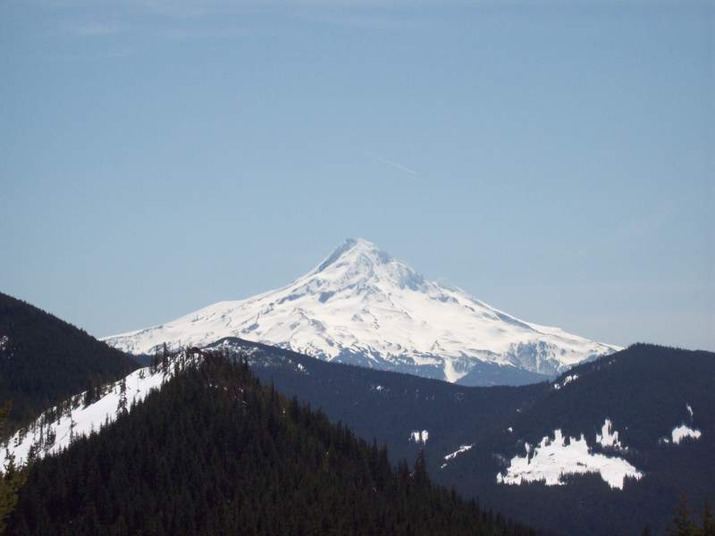 Mount Hood, looking good.