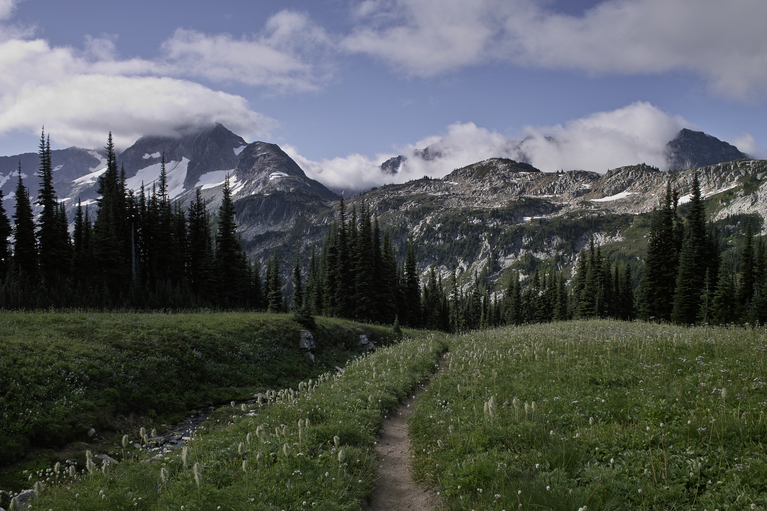 Towards Cloudy Pass