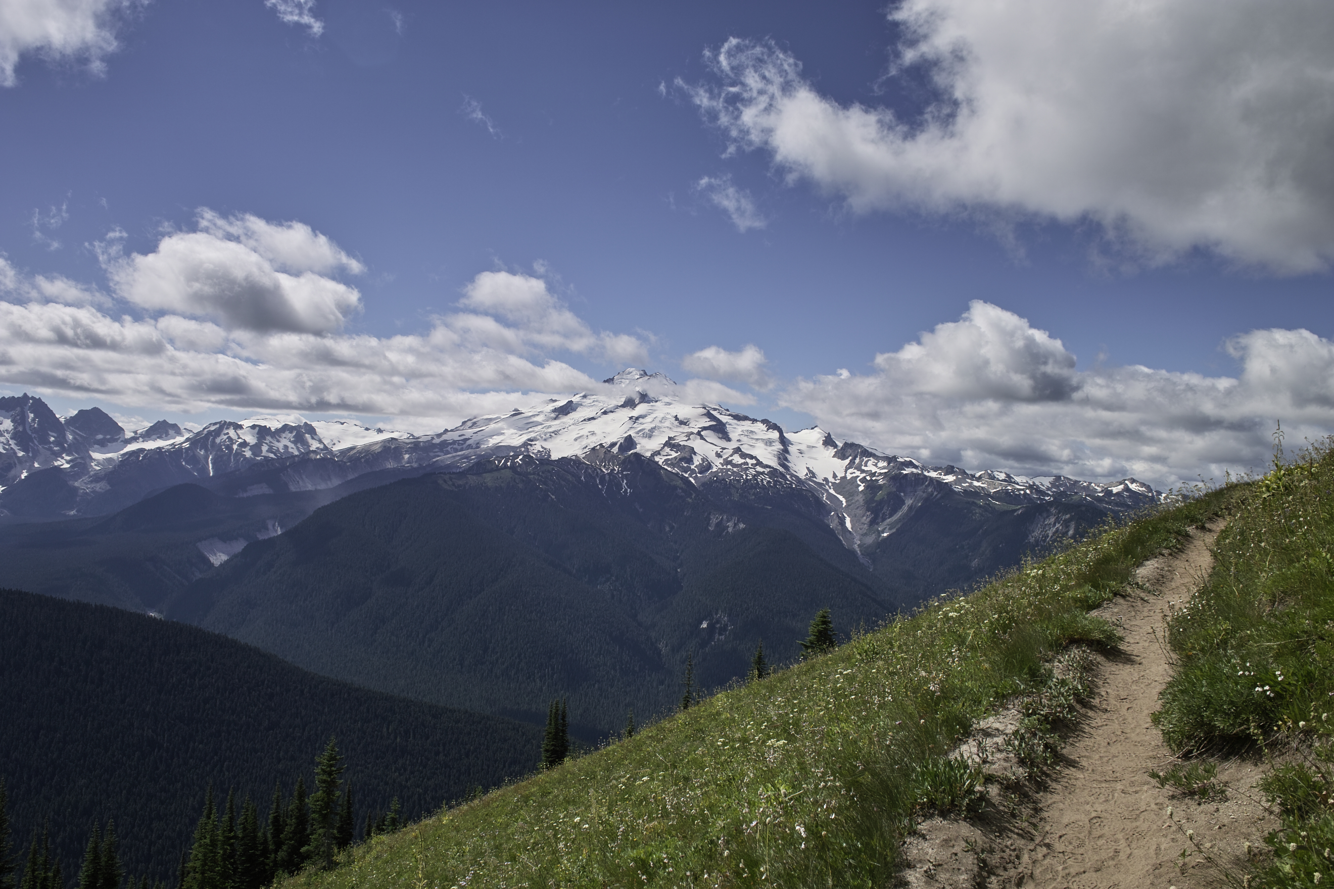 Miner's Ridge view of Glacier Peak