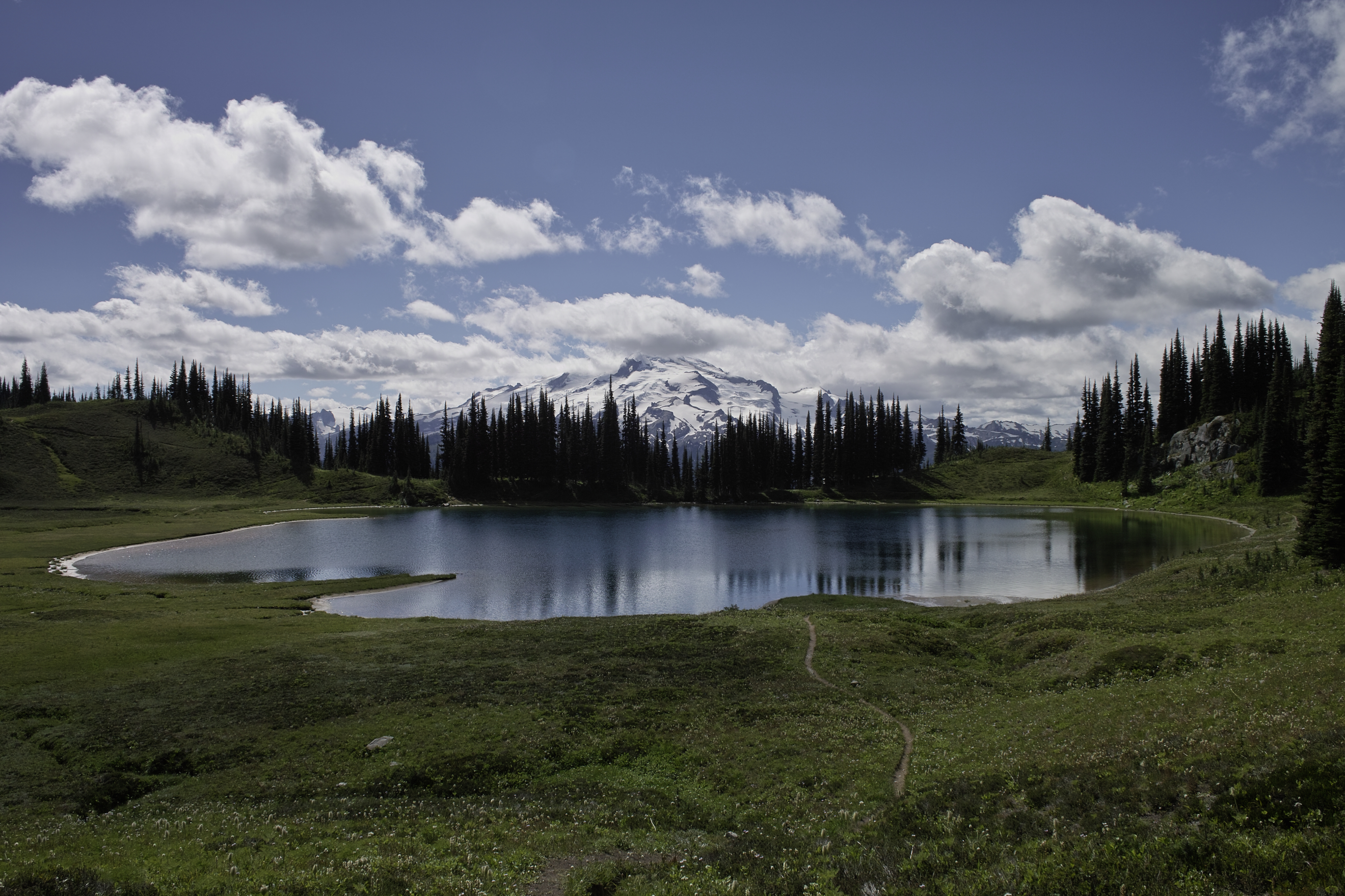 Image Lake (on calm days, there's more of an image).