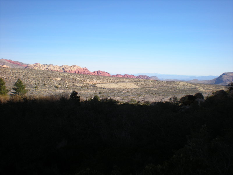 Looking back on part of Red Rock