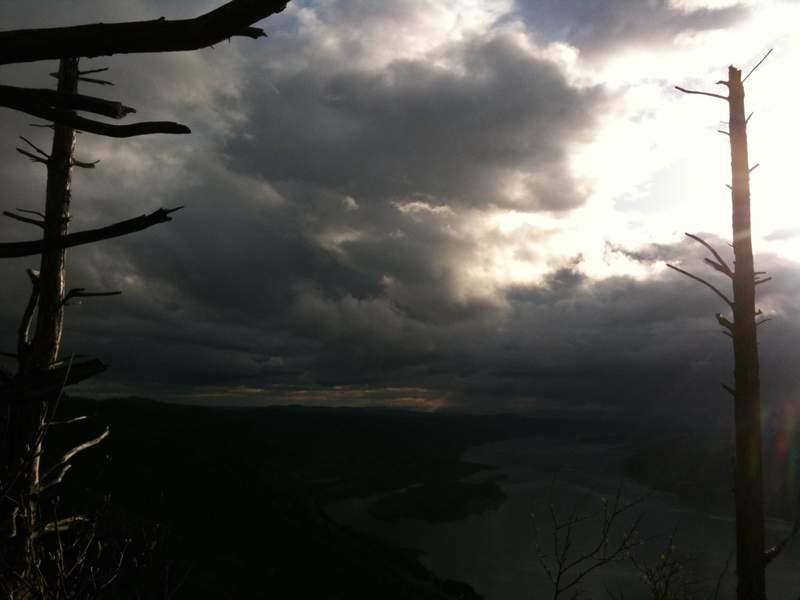 angels rest at dusk