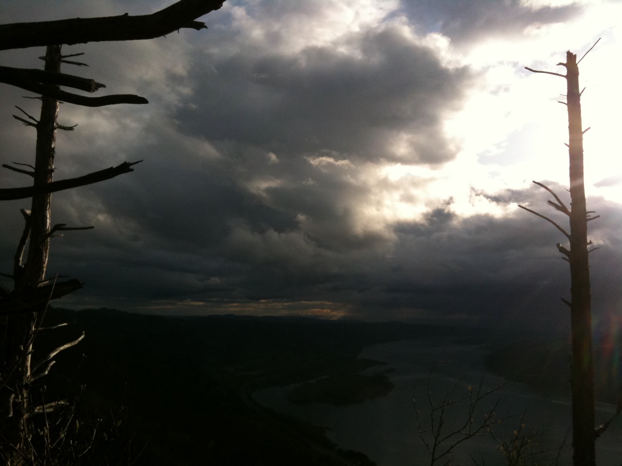 angels rest at dusk