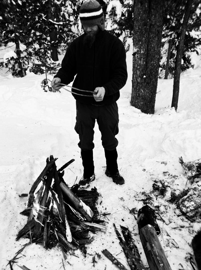 Snow fire!