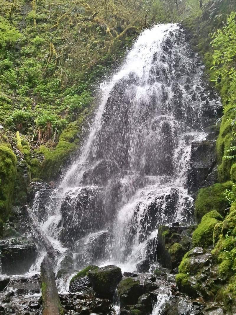Fairy Falls on the way down... As always, so majestic.