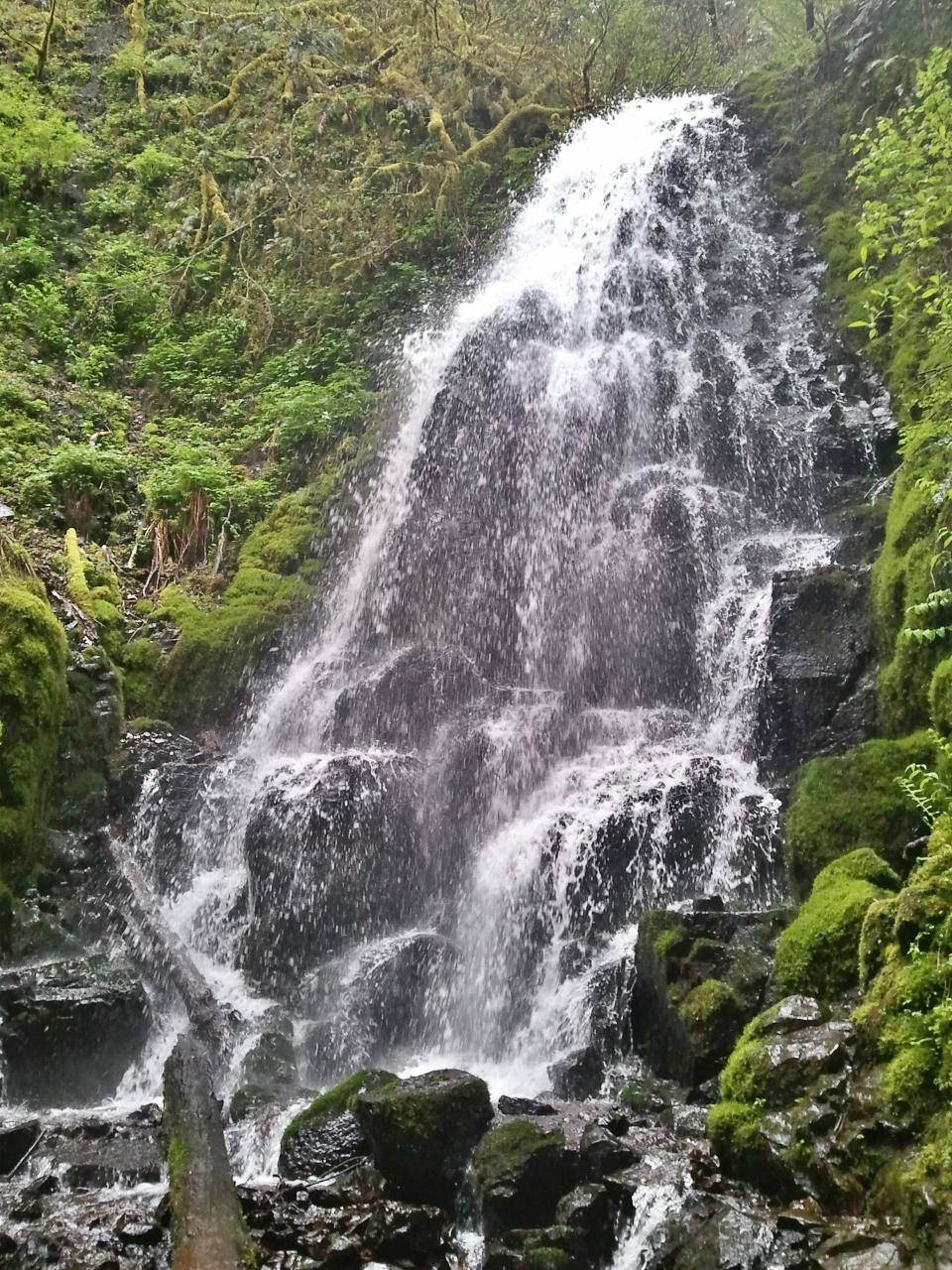 Fairy Falls on the way down... As always, so majestic.